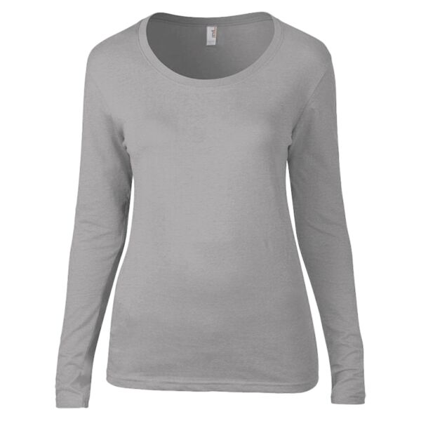 Women's Featherweight Long Sleeve Scoop T-Shirt Thumbnail